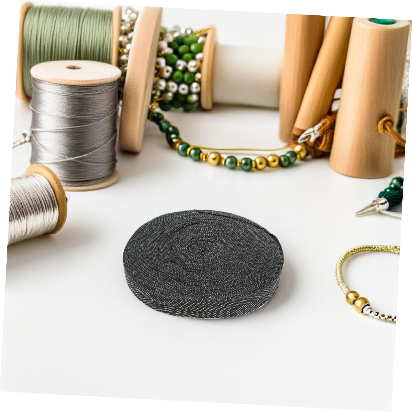 Gatuida Baumwoll Schrägband für Teppichkantenband aus Polyester Baumwoll Material Fest Haftend für Selbstgemacht Teppichherstellung und Heimprojekte mit Sauberer Einfassung