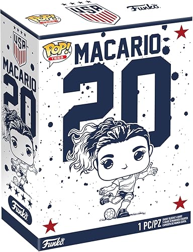 Miniatura 2 de Funko Pop! Boxed Tee Selección Nacional Femenina de Fútbol de Estados Unidos - Caterina Macario - XS