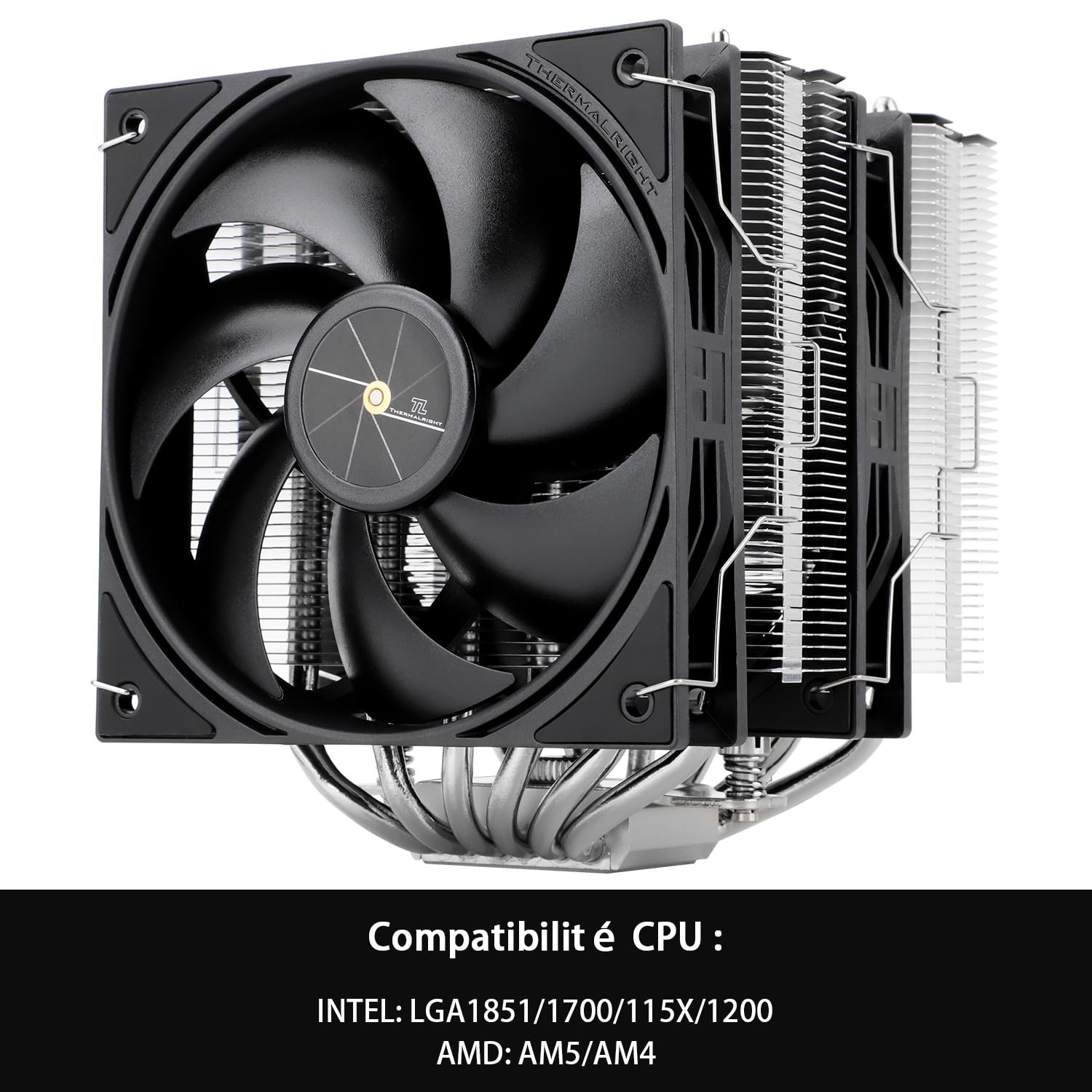 Theralright Peerless Assassin 120 White CPU Air Cooler, 6 tubos de Theralright Peerless Assassin 120 White CPU Air Cooler, 6 tubos de