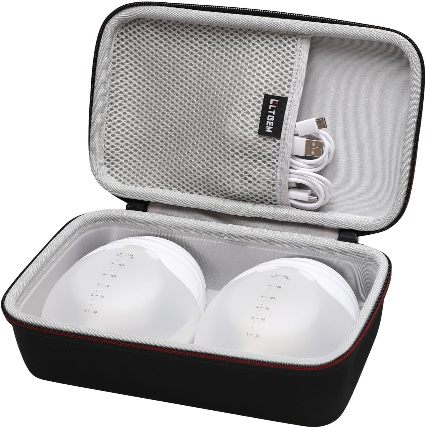 LTGEM Hard Case Breast Pump Suitable for MISSAA/Wearable/MomMed Double Wearable