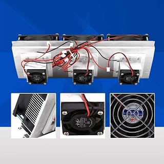 Refrigerador termoelétrico de três núcleos sem ruído e semicondutor refrigerador com potência para resfriamento de espaço pequeno