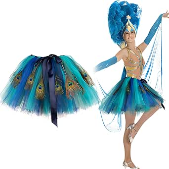 Damen Festival Kleid - Durchsichtiger Mesh Rock Mit Tüll Für Partys