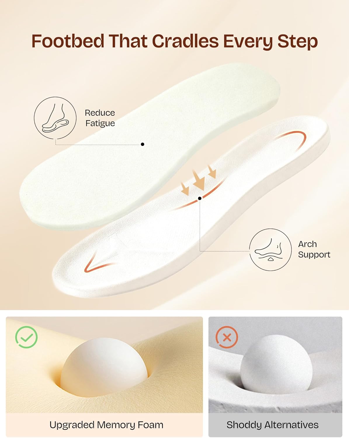 EverFoams Women‘s Fuzzy Clog Slippers with Slip on Footbed for Indoor Outdoor - Image 5