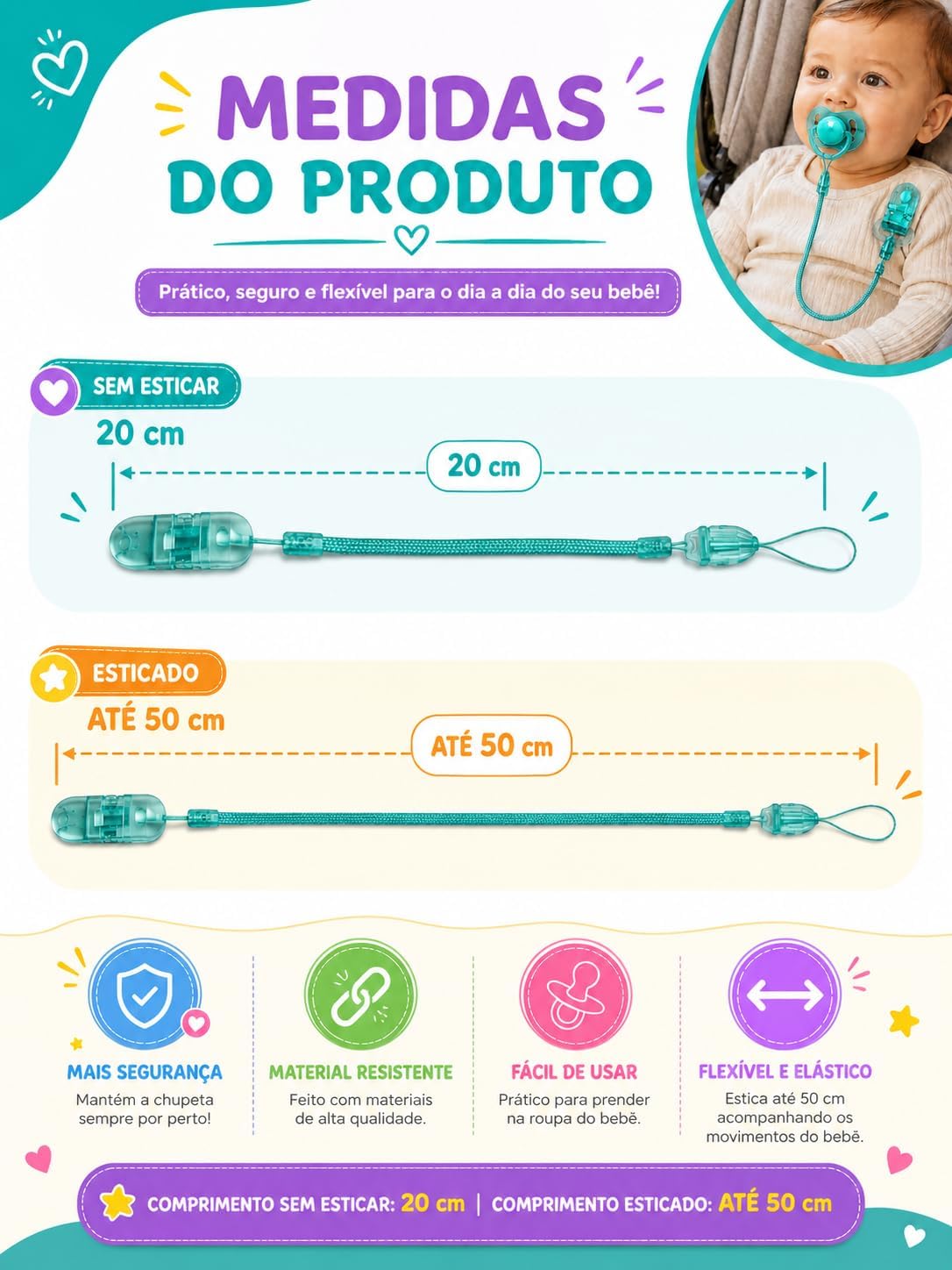 Kit 2 Prendedores de Chupeta com Mola Clip Universal BPA Free Antiqueda, Seguro, Higiênico, Fixação Firme, Fácil de Usar, Ideal para Uso Diário (Azul e prata) Kit 2 Prendedores de Chupeta com Mola Clip Universal BPA Free Antiqueda, Seguro, Higiênico, Fixação Firme, Fácil de Usar, Ideal para Uso Diário (Azul e prata)