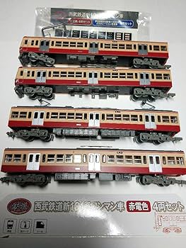 Amazon | 鉄コレ西武鉄道新101系ワンマン車赤電色4両セットN