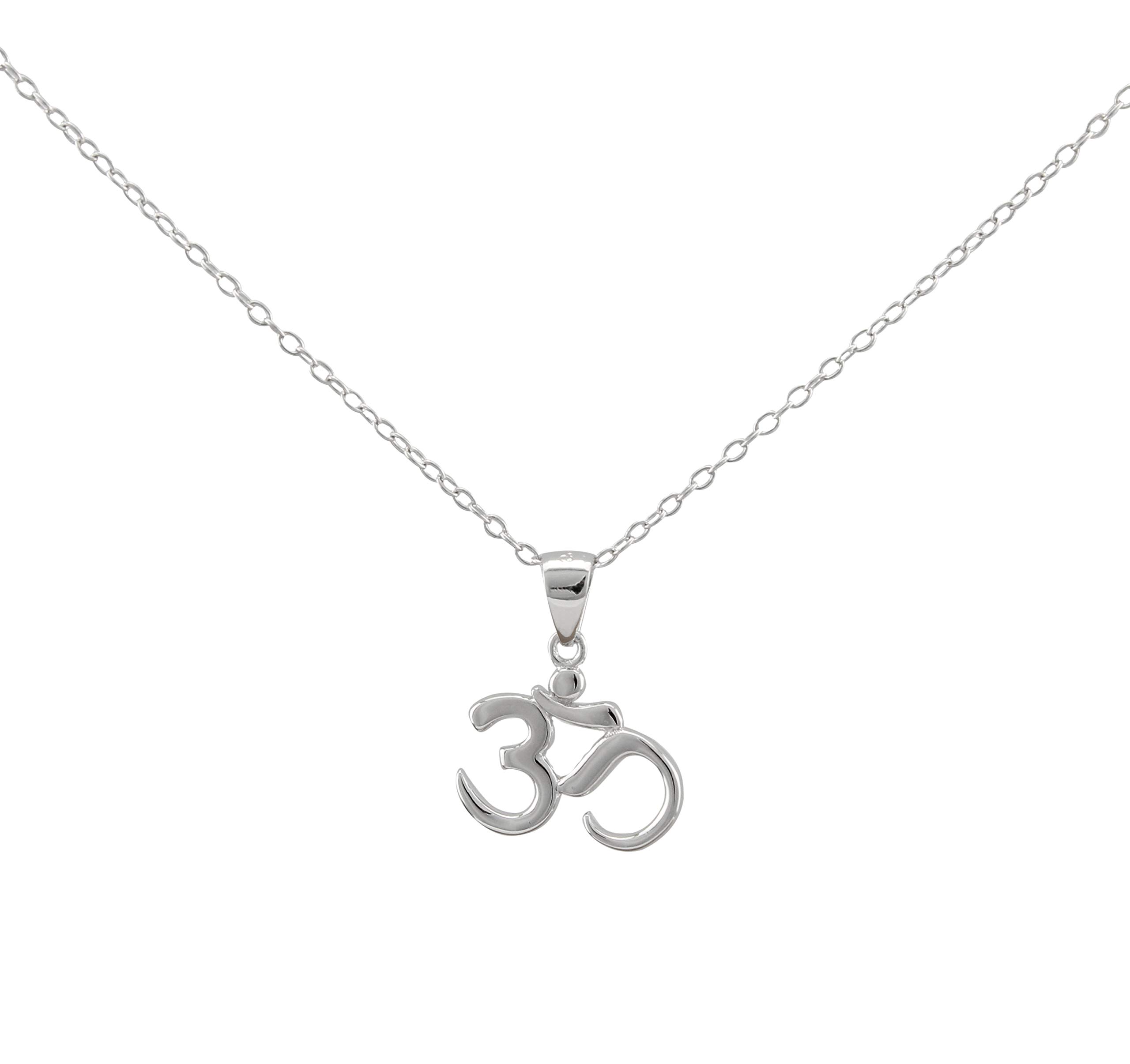Om Namaste, collana in argento Sterling 925, indù indù e buddista