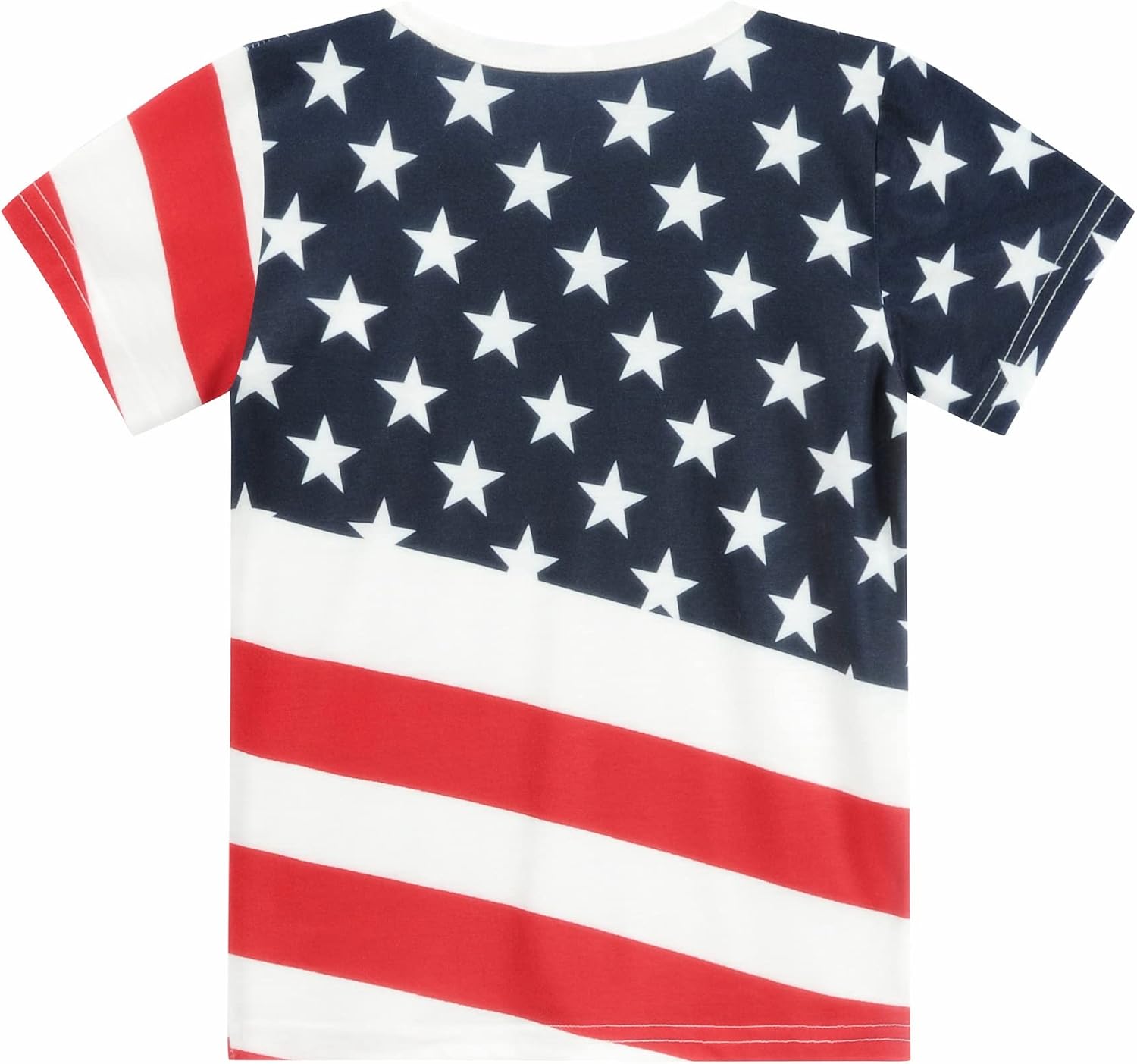 CM-Kid American Flag Shirt for Toddler Boys Girls 4th of July T-Shirt Kids Patriotic Short Sleeve USA Stripes Tees Shirts