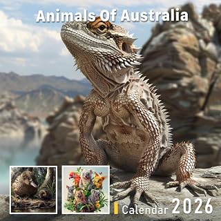 Animals Of Australia Calendar 2026: Wild Glimpses from the Land Down Under