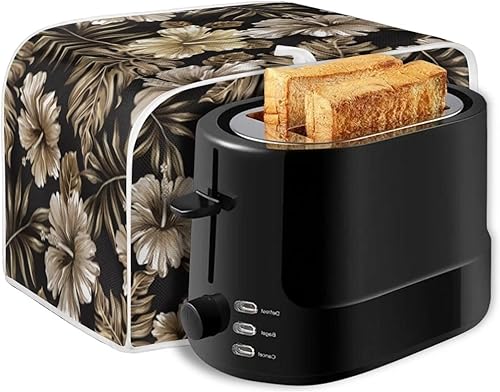 Miniatura 6 de FKELYI Beach Sea Water Pattern Toaster Cover,2 Slice Microwave Toaster Oven Cover Kitchen Small Appliance Toaster Dust and Fingerprint Protection