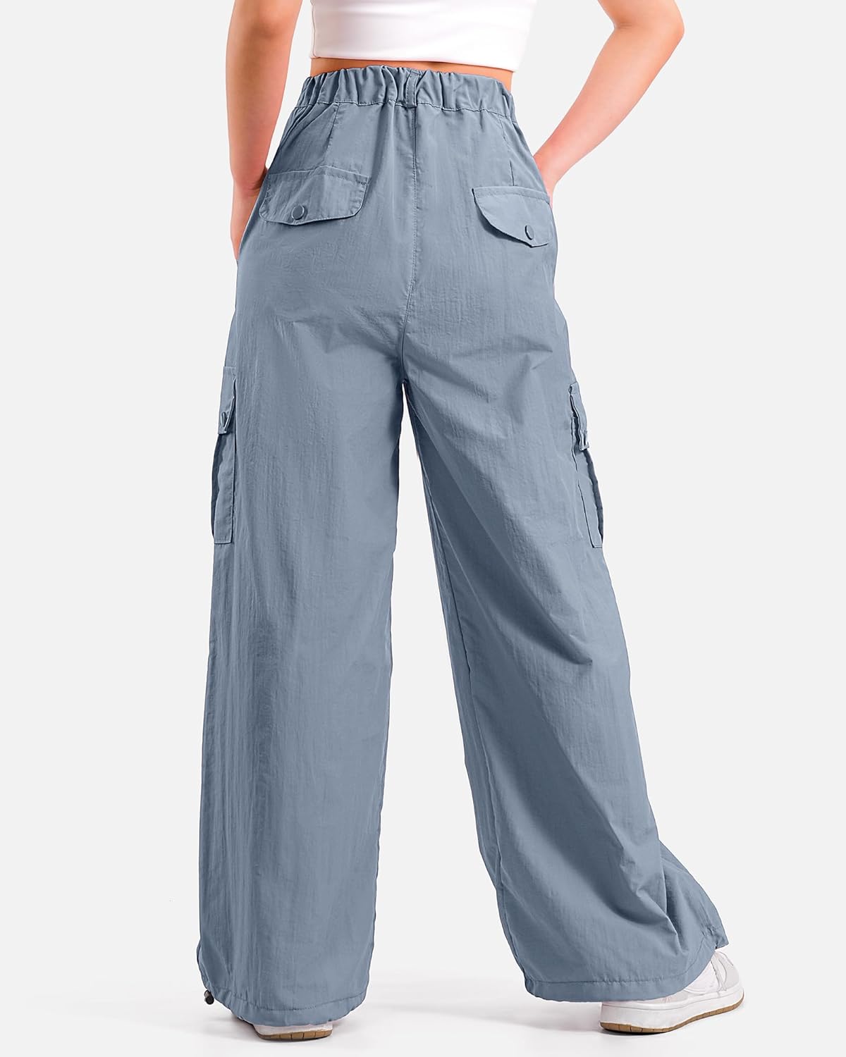 KEREDA Cargo Pants for Girls Baggy Joggers Pants Kids Clothes with Pockets 6-14Y - Image 6