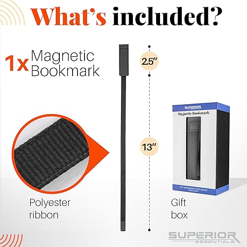 Miniatura 2 de Marcapáginas magnético de cuero auténtico, marcapáginas bíblicas de cinta larga para amantes de los libros, amplifica tu amor por los libros con