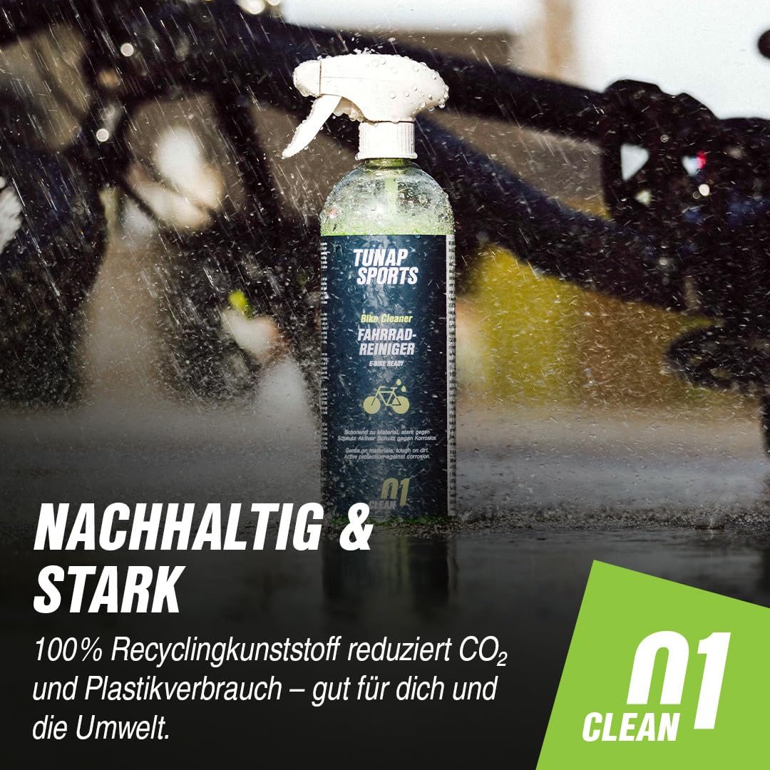 TUNAP SPORTS E-Bike Pflege- & Reinigungs-Set | All-in-One Wartungsset für Kette, Rahmen & Reifen | inkl. Kettenöl, Reiniger, Pannenspray, Multiöl, Kettenbürste & Wascheimer | Wirkt einfach besser!