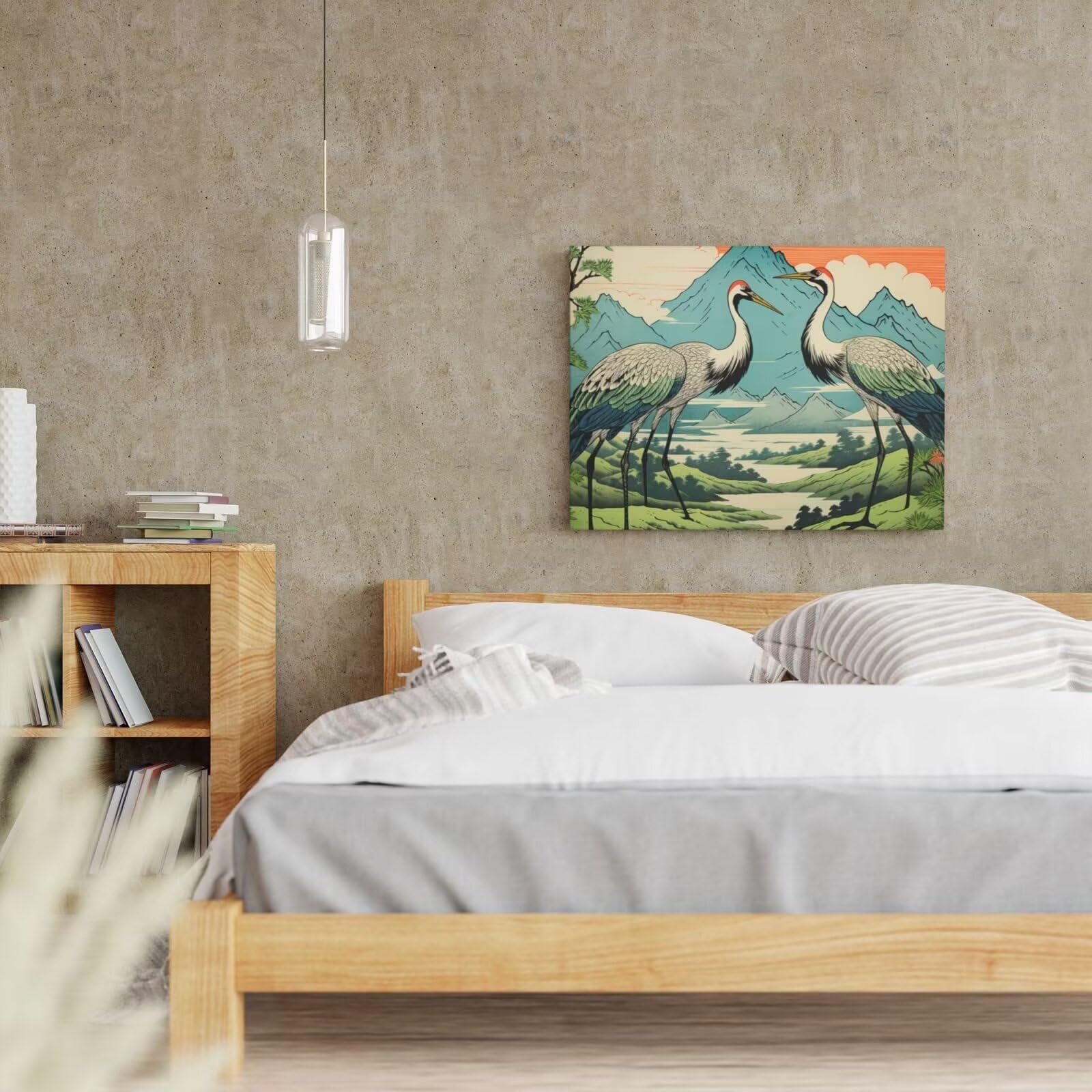 Kit per pittura con numeri per adulti, per principianti, pittura acrilica con 6 pennelli, pittura ad olio per decorazione da parete (105 x 80 cm, senza cornice) MK93