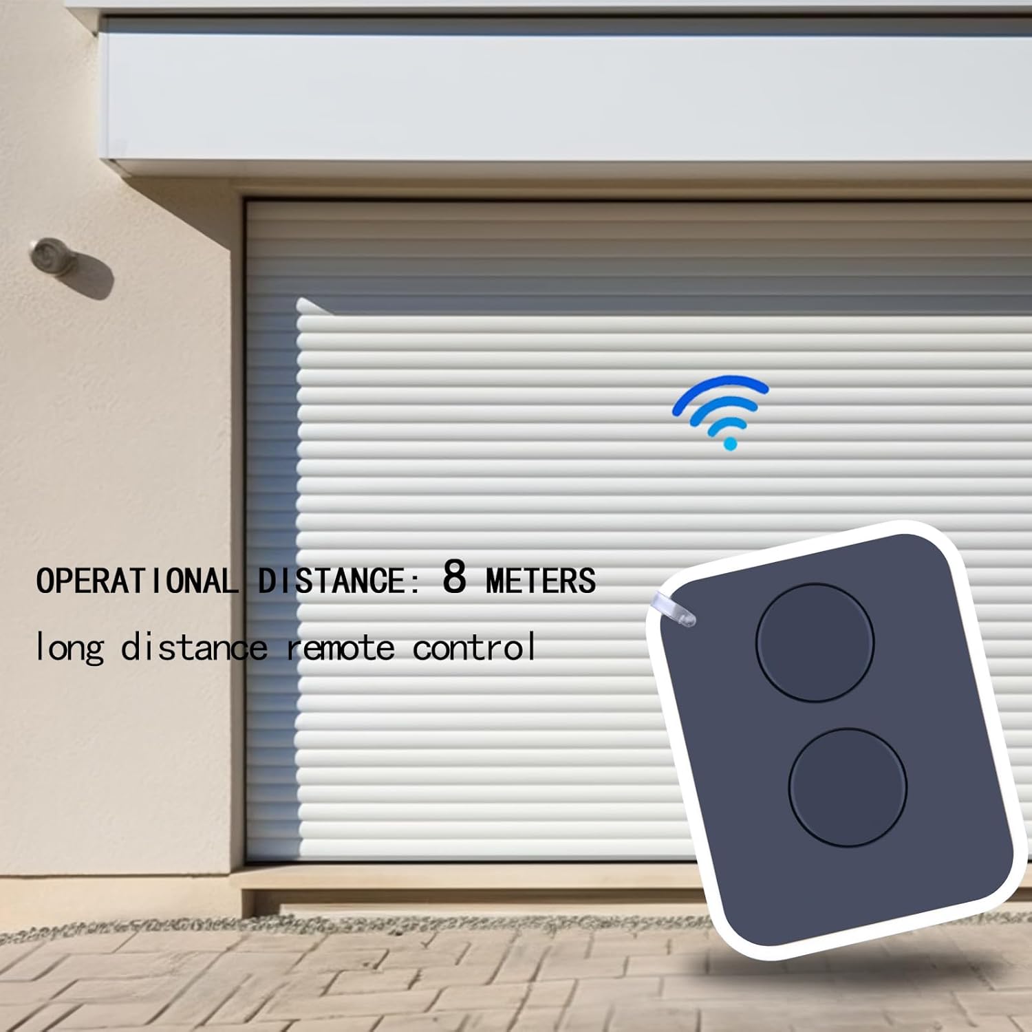RETROSUN Garage Gate Opener Remote Control, 2 Button Transmitter Garage Door Opener Remote Compatible with Nice ERA ONE ERA inti Flor-S, Inti, One, Era Flor