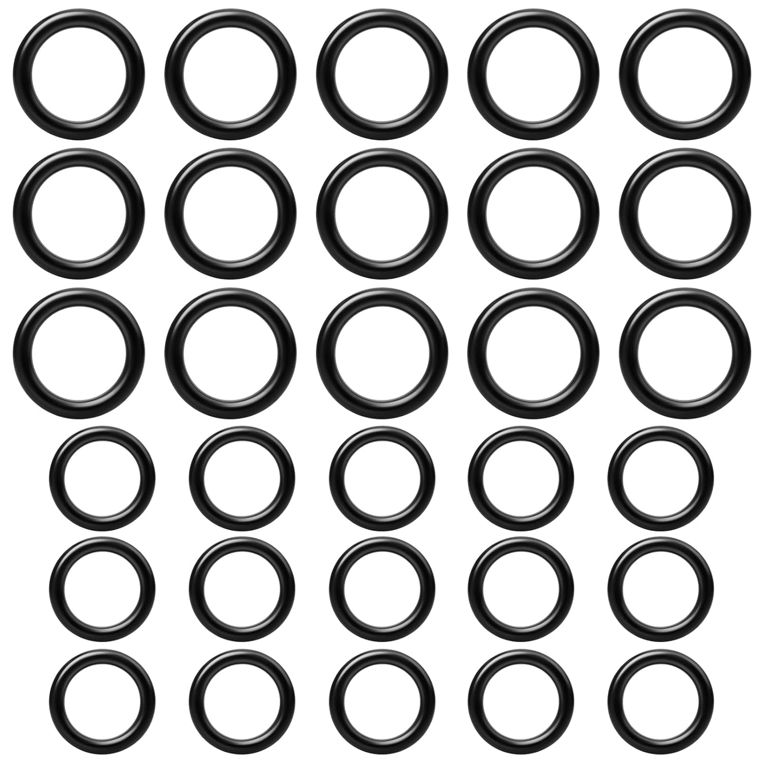 Pressure Washer O Rings (50+50) 100 Pack - Replacement Rubber Seals for 1/4" & 3/8" Quick Coupler Connectors