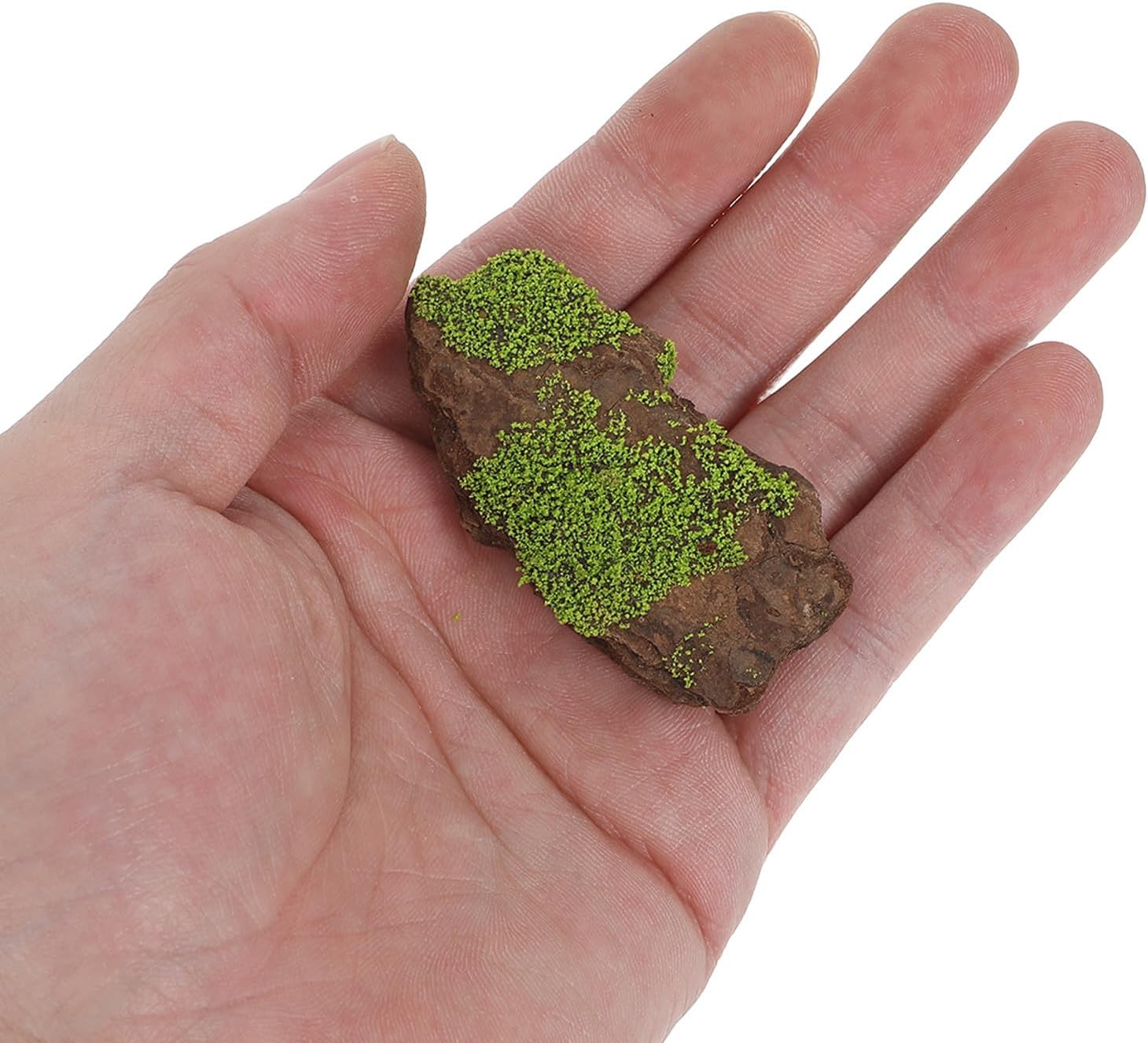 6pcs Artificial Moss Bark Decor: Decorative Mossy Tree Bark for DIY Crafts, Fairy Gardens, Terrariums, Floral Arrangements