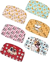 Vista 10 de Forchrinse Girasol con texto impreso, 6 piezas, diadema deportiva para sudar suave y elástica, bandas para el cabello, unisex, para deportes al aire