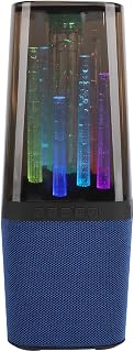 ciciglow WL Altavoz Bluetooth con Sonido HD, Altavoz WL Que Cambia de Color RGB con Puerto USB AUX, Altavoz de Escritorio Portátil Recargable para Fiestas Al Aire Libre en Interiores,