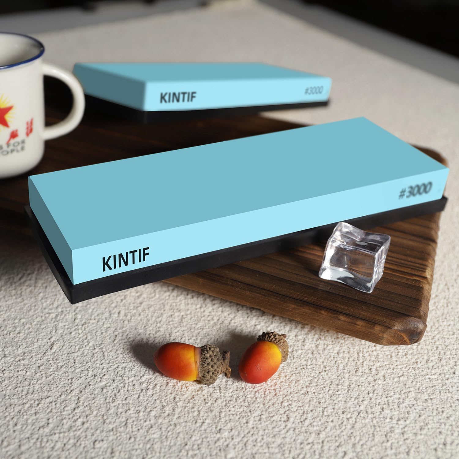 diamond Sharpening Stone Whetstone #3000, Mixed abrasive SiC，Fast Cutting, Ideal for Hard Metals, Great Feedback