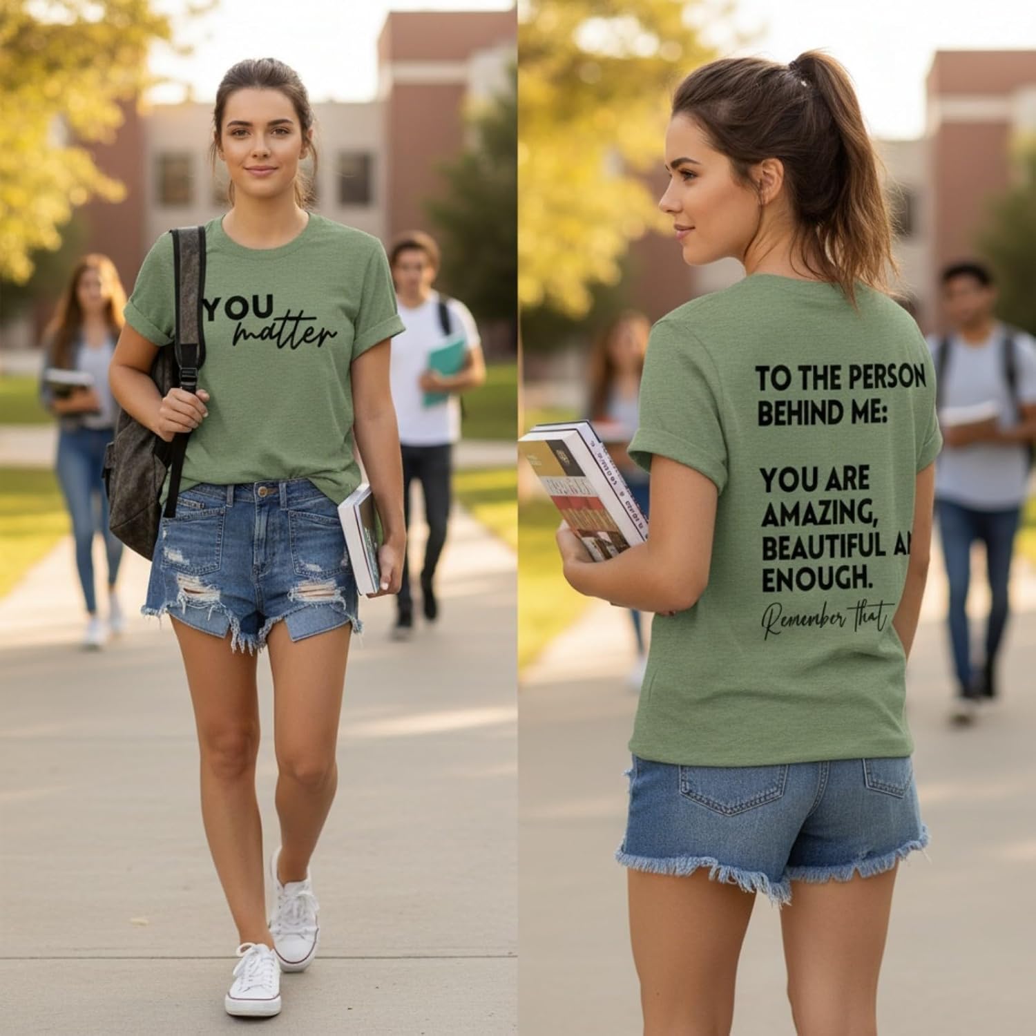 Be Kind Womens T Shirts Cute Graphic Blessed Shirt Short Sleeve Tees Funny Inspirational T-Shirt Teacher Tops - Image 3