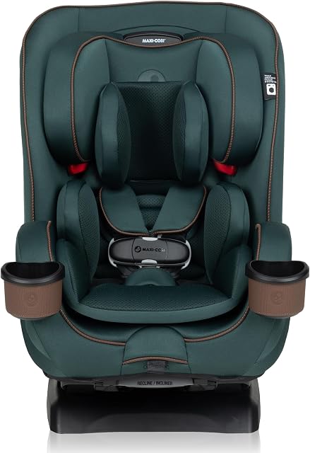 Maxi Cosi Kani 4-in-1 Siège auto, convertible du nourrisson au tout-petit (1,8-18 kg), Ultra Slim, housse de siège lavable, Vert authentique