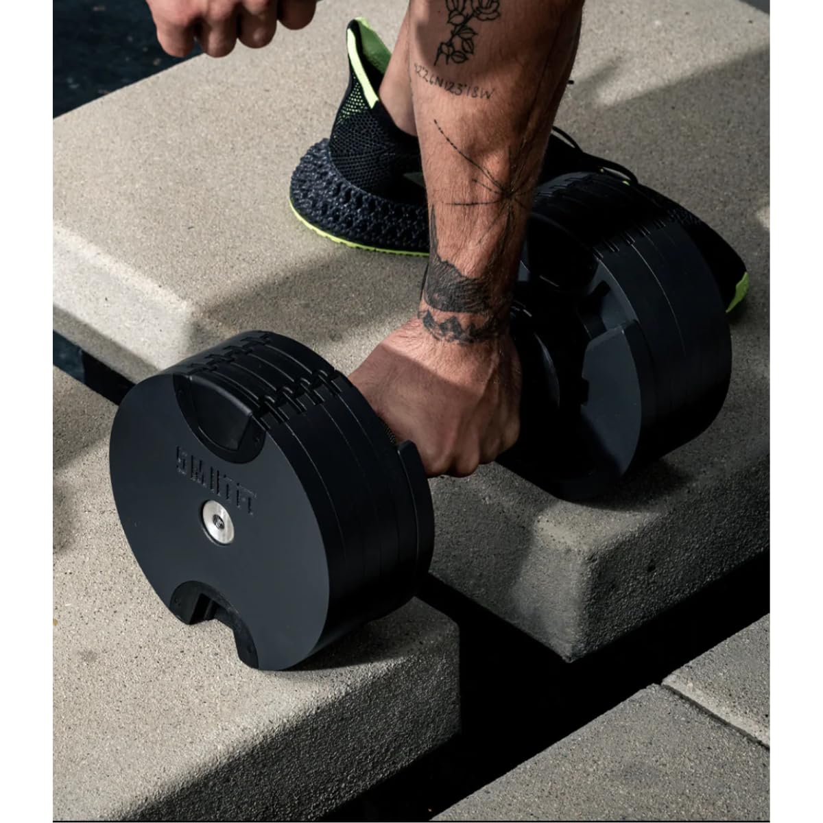 Adjustable Dumbbells 5–100 lb Set | Original  | 26 Weights in 1 for Home Gym Strength Training | Steel-Knurled Handle | Space-Saving Dumbbell Set of 2 | 2-Year Warranty