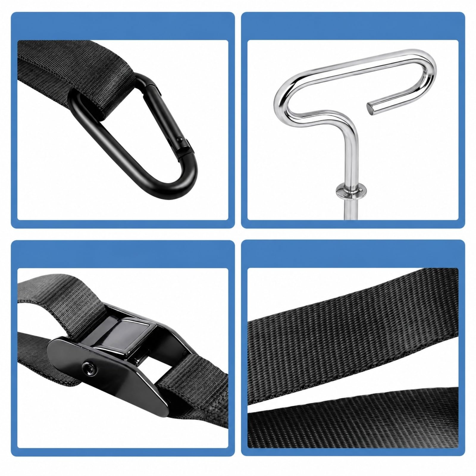 4 Piezas Estaca Acero Inoxidable Resistente Al Óxido, Estacas Acero Inoxidable para, Anclaje, Camping Invernal