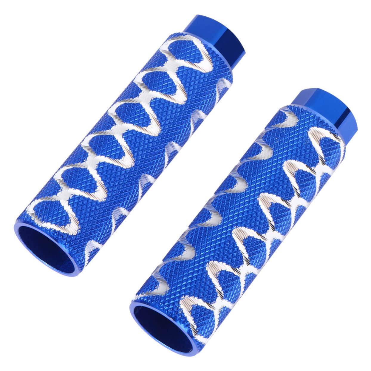 SUPVOX 1 Pair Aluminum Alloy Bike Pedal Pegs for Boys and Girls Adults Mountain Bike Rear Seat Accessory