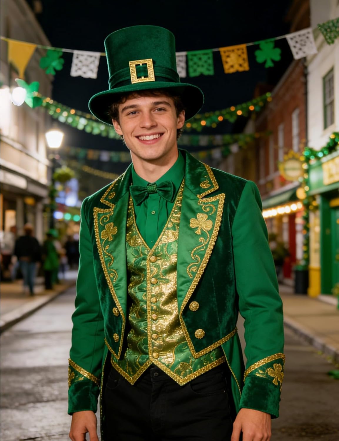 Funny World Adult Holiday Top Hat Costume Stovepipe Tall Costume Hats - Image 7