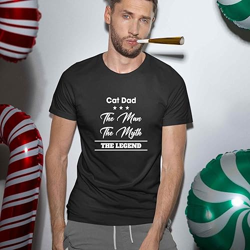 Miniatura 6 de Best Cat Dad Ever Gift On Father's Day - Man Myth Funny Love Kitten Graphic - for Cat Lovers Men Women Shirt