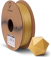 Vista 1 de Protopasta Filamento para Impresora 3D Filamento PLA 1.75mm Oro Polvo de Brillo HT PLA Carrete de 500g