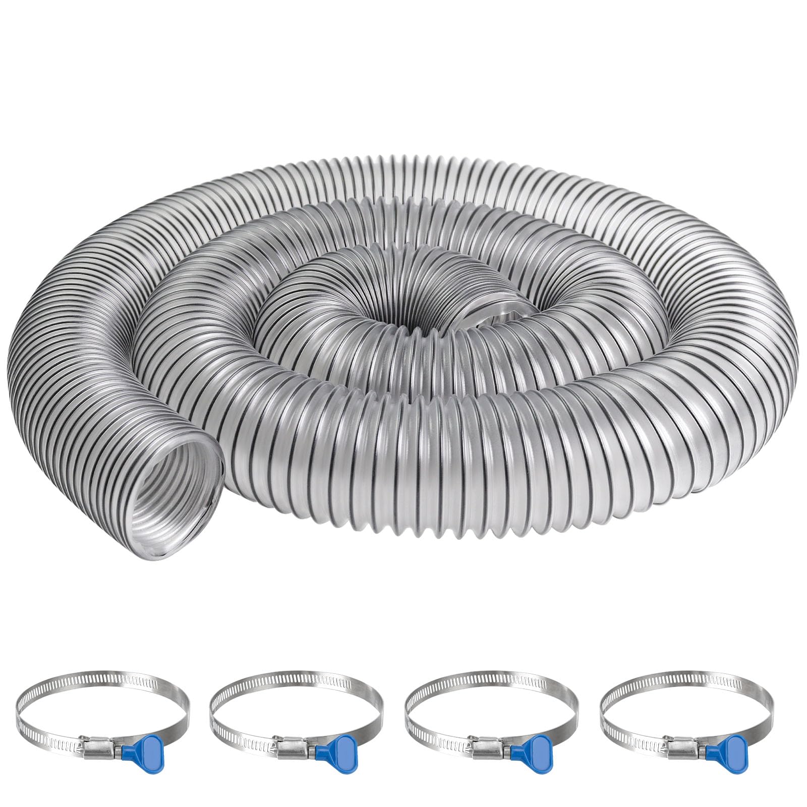 JIANBENKJ 2 1/2' x 10' Heavy PVC Dust Collection Hose