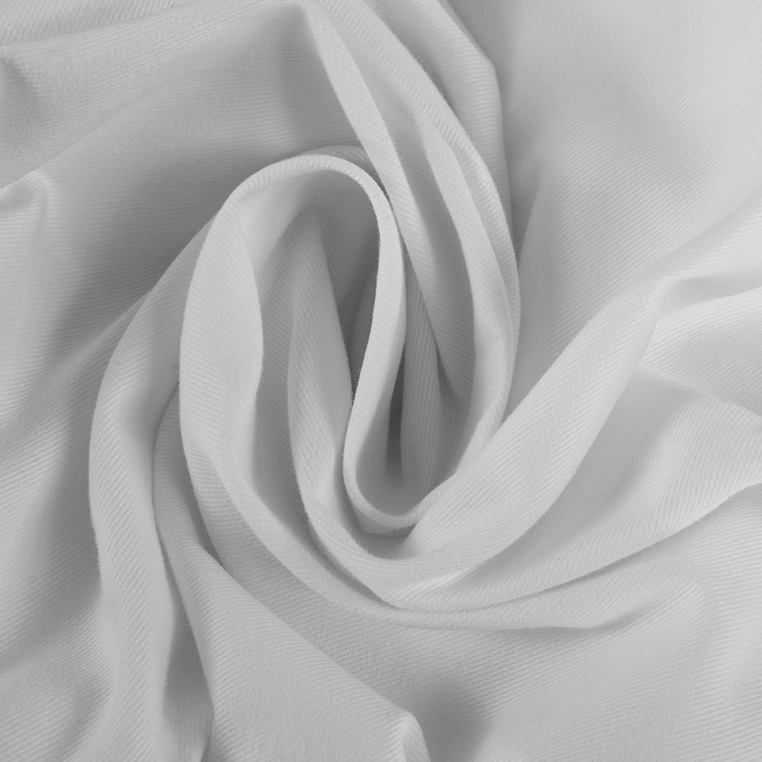 HPD Half Price Drapes Solid Tie Top Cotton Curtains 84 Inches Long (1 Panel) Luxury Light Filtering Curtains for Living Room, Modern Semi Sheer Curtain for Bedroom, 50W X 84L, Whisper White