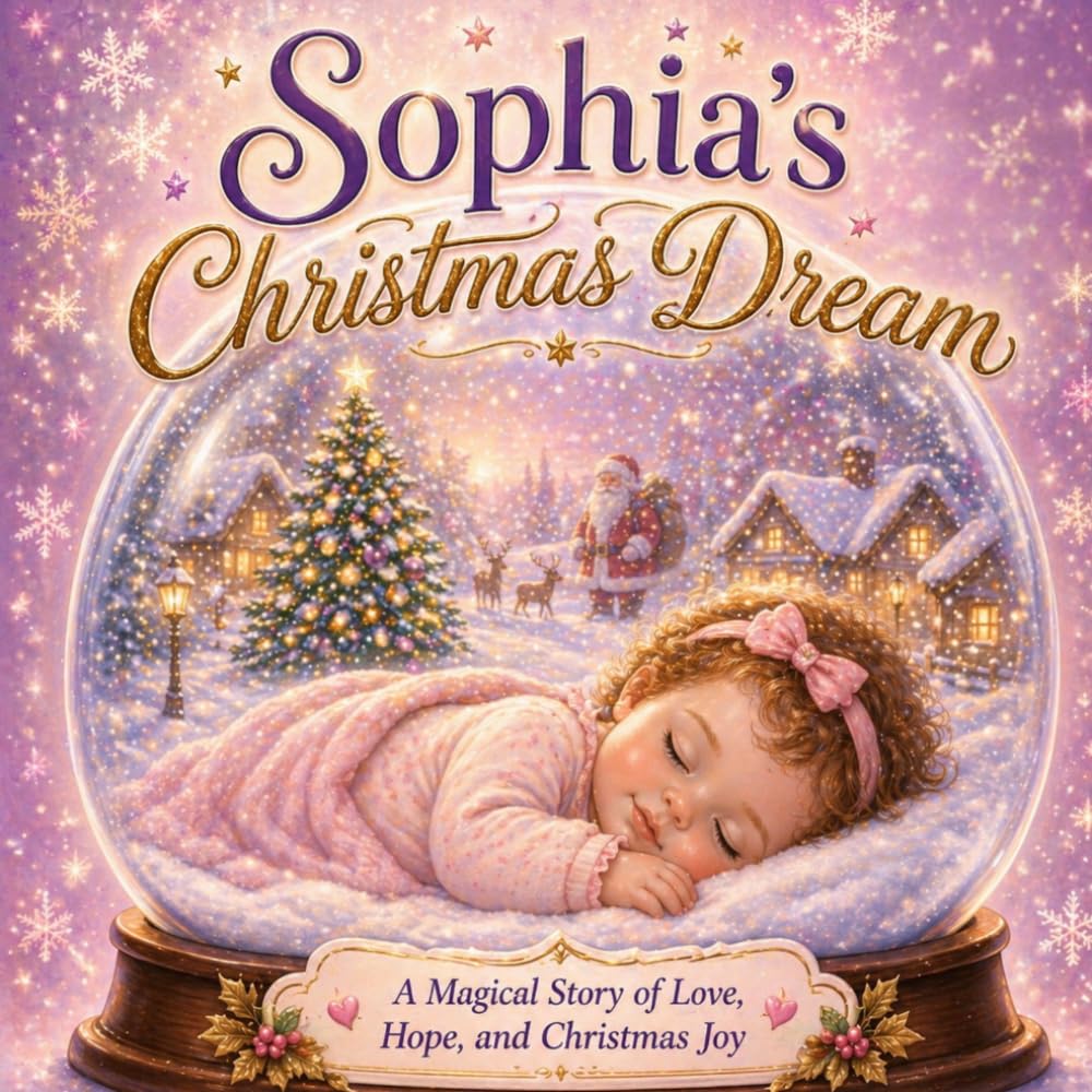 Sophia’s Christmas Dream: A Personalized Holiday Bedtime Story about Christmas Magic (Three Hearts Personalized Book Series (SOPHIA))
