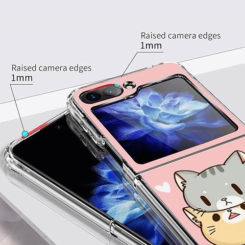 Miniatura 10 de Funda para Samsung Galaxy Z Flip 5, diseño de libélula antiarañazos, sólida, rígida, a prueba de golpes, para Samsung Galaxy Z Flip 5