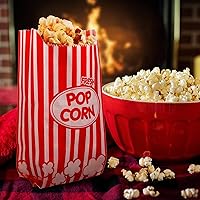 Vista 4 de 300 bolsas de palomitas de maíz, resistentes a la grasa, contenedores de papel desechables para Navidad, Acción de Gracias, películas, fiestas