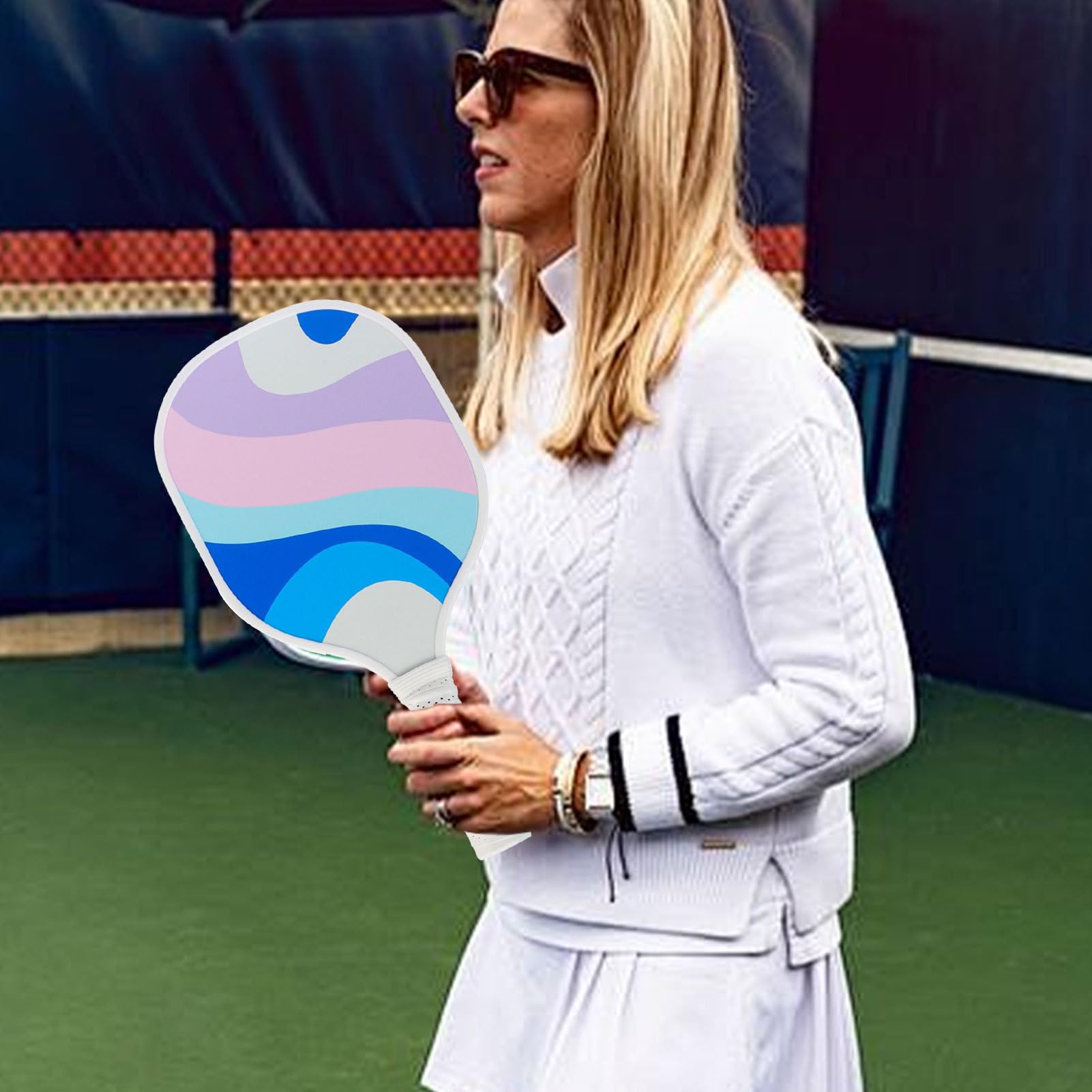 Pick Ball Paddle - Racchette da raccolta leggere con palla e borsa, grandi pagaie sportive | Set di palline di scelta portatili, set di paddless all'aperto accessori sportivi, ideale per le h