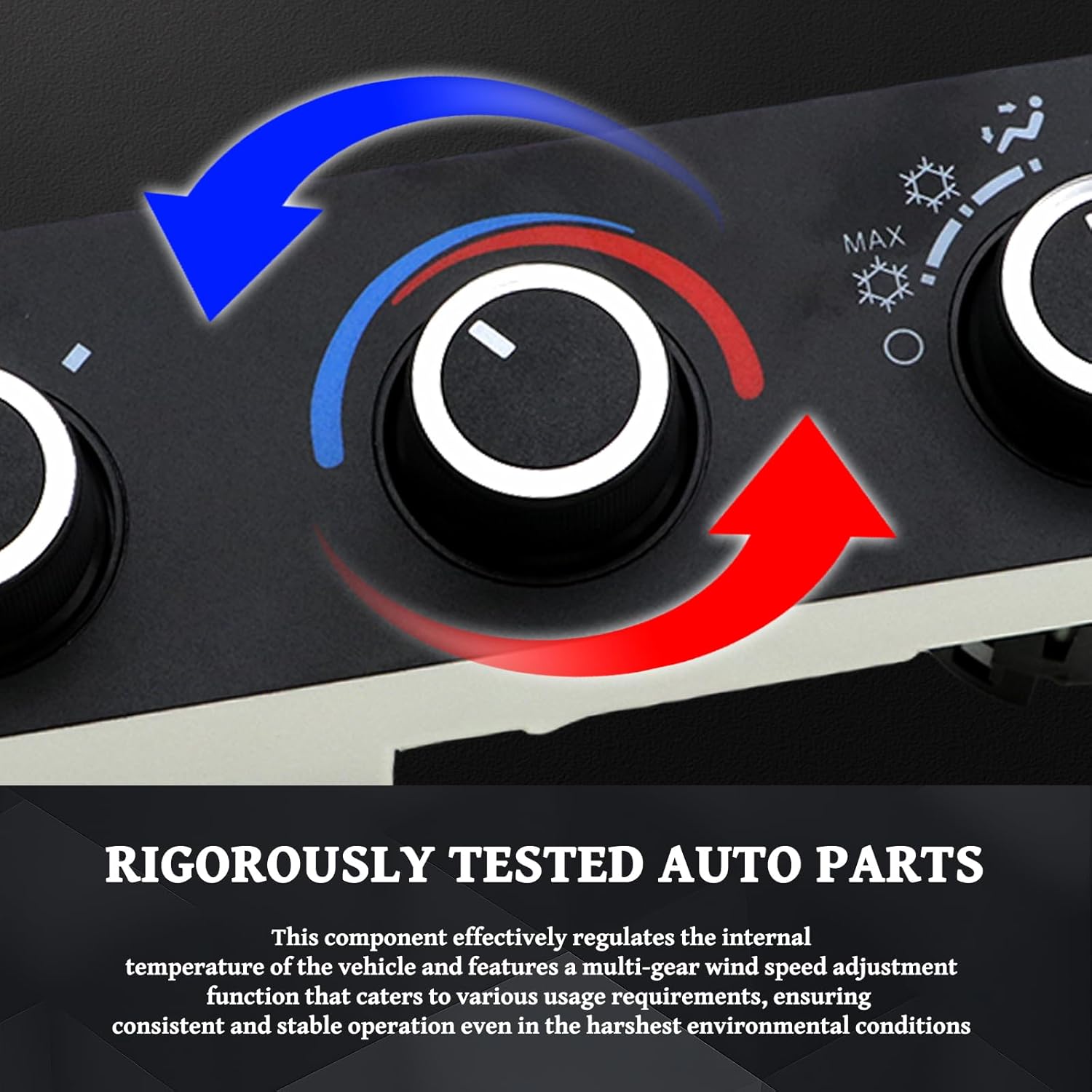 HVAC Climate Control Module - AC Control Panel Compatible with Chevrolet & GMC - Express 1500 2001-2014, Express 2500/3500 2001-2021, Savana 1500 2001-2021, 2500/3500 2009-2023 - #599-294