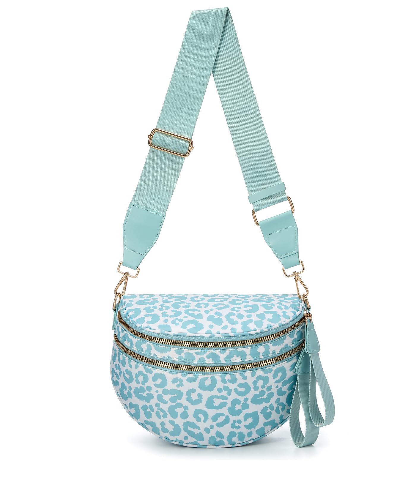 Ice Blue Leopard Print