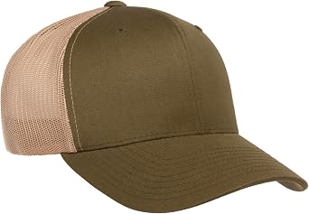 Embroidered Buck Deer Skull Trucker Hat, Hunting Snapback Cap