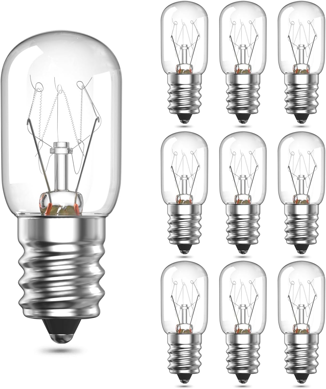 Luxvista 15W E14 Salt Lamp Bulb Dimmable, 230V SES Small Screw Pygmy