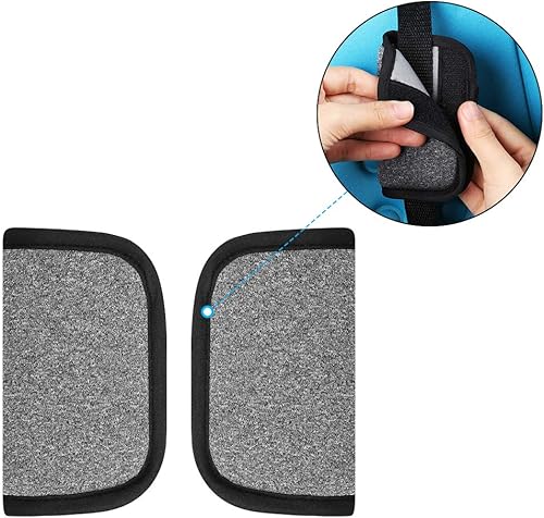 Miniatura 2 de Accmor Fundas de correa de asiento de automóvil para bebés y niños, fundas de correa de asiento de automóvil, almohadillas de hombro, fundas