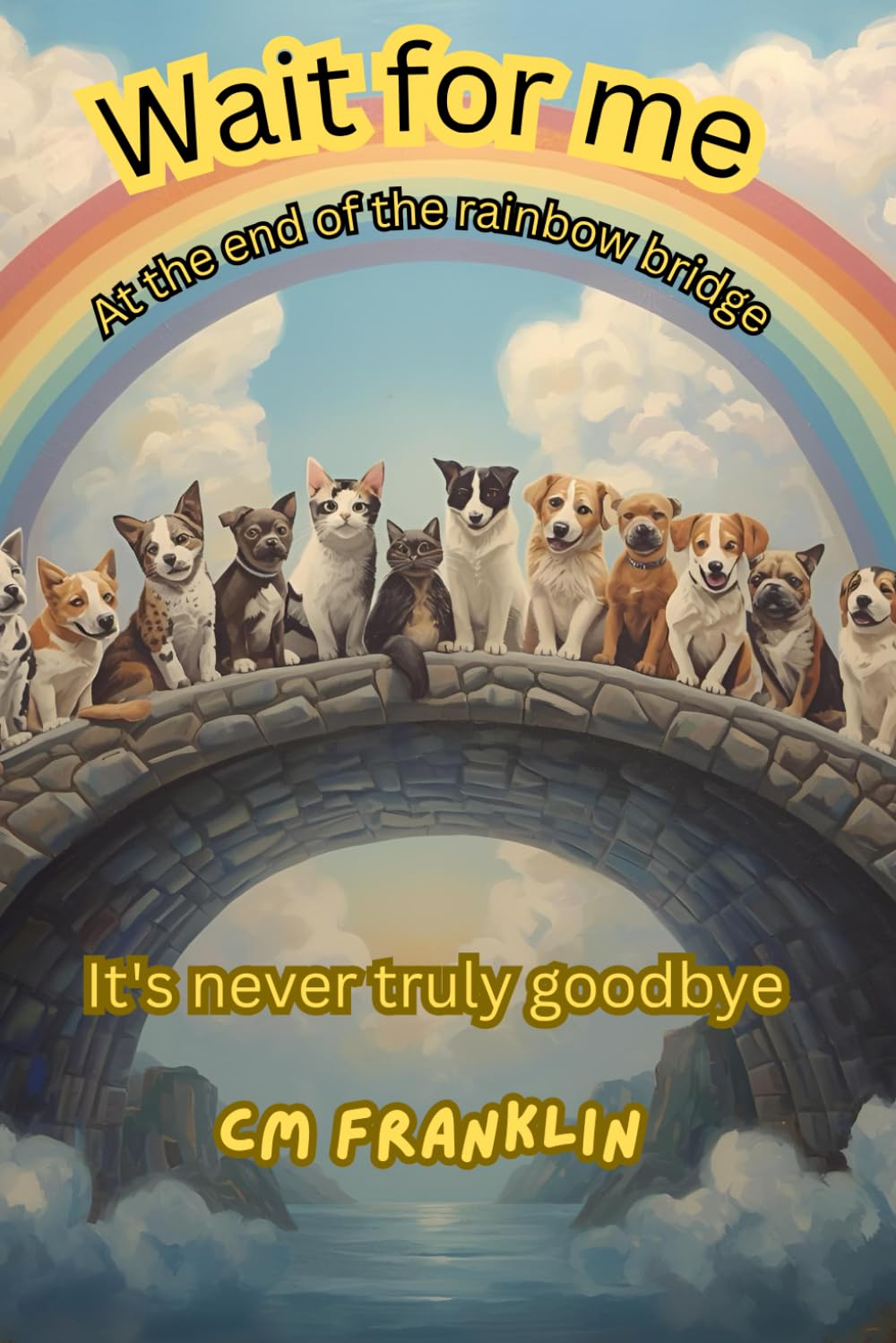Wait for me at the end of the rainbow bridge: It's never truly goodbye