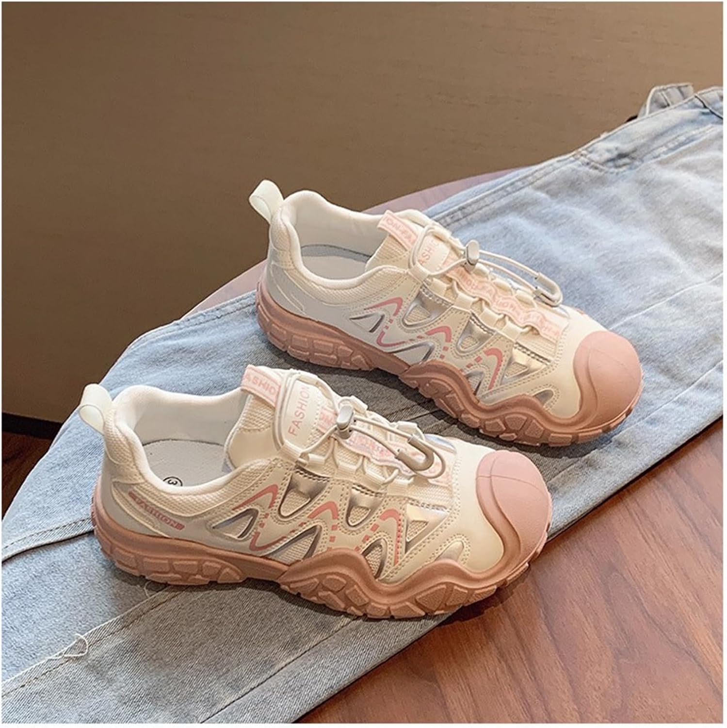 Women's Hiking Shoes, Reinforced Sole Pattern & Breathable Upper, Comfortable Footwear for Daily Hiking, Work & Casual Outings, Versatile Matching