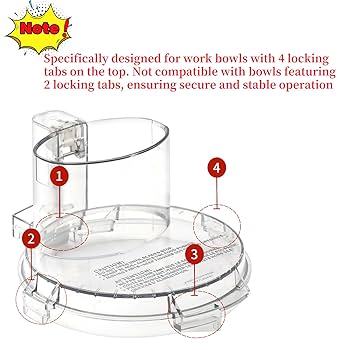 Cuisinart food processor parts diagram locking tabs