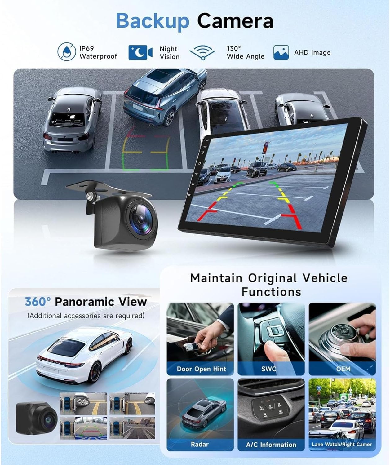 8core(6g+128g),per Autoradio O-pel Car Stereo con Schermo Touch da 9 Pollici Android 15 unità Principale Carplay Wireless Bluetooth WiFi GPS Radio FM Telecamera Posteriore Meriva B 2009-2014