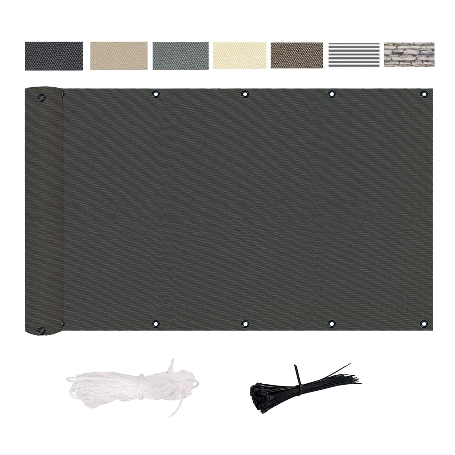 Paravent opaque pour balcon idéal pour l'intimité de votre jardin