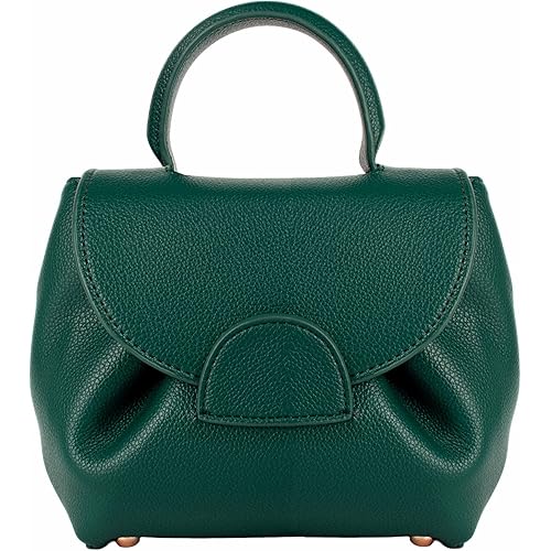 Polene Bags for Women,Women's Top-Handle Handbags,Top Handle Bag,Designer Bags for Women,Mini Faux Leather Shoulder Bag
