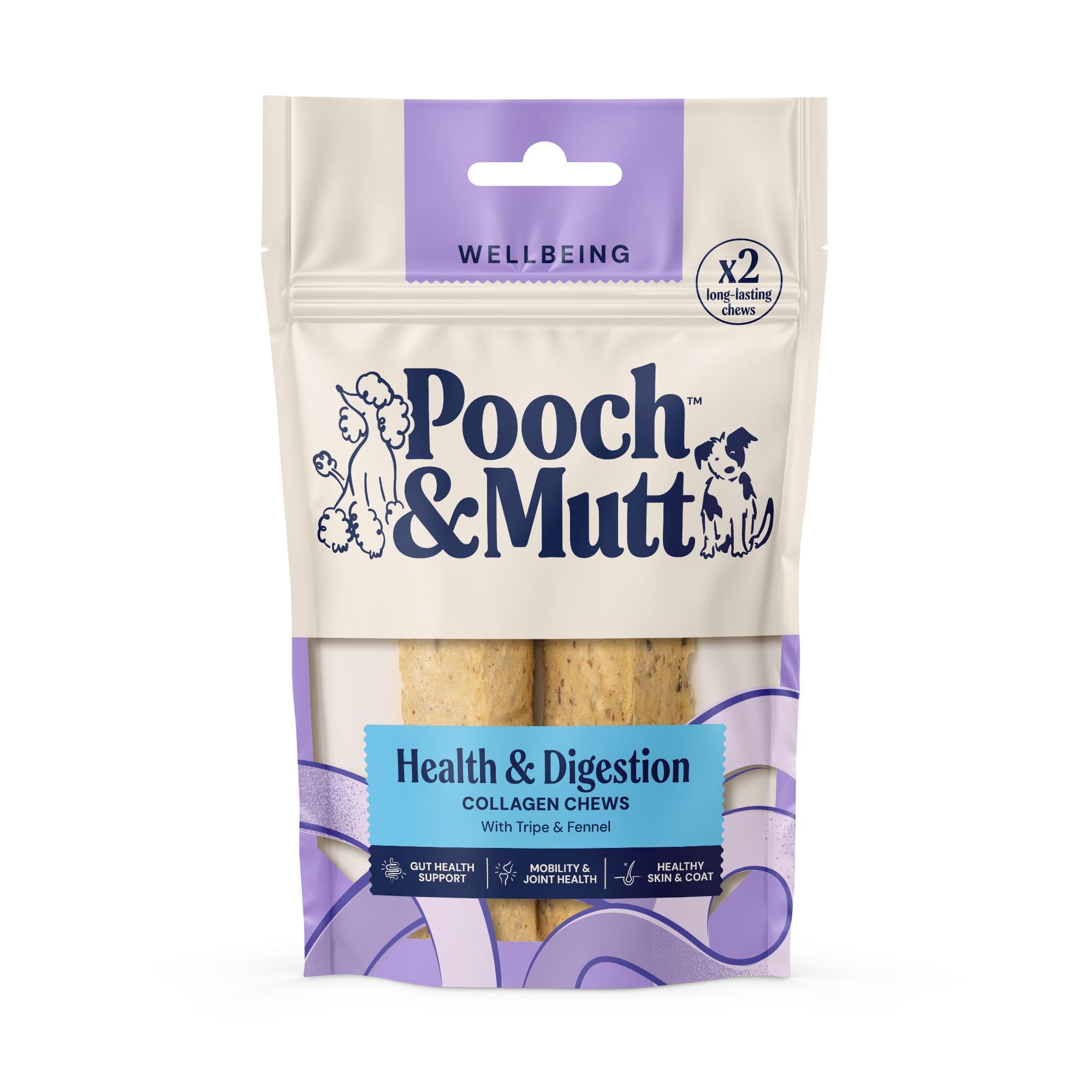 Pooch & Mutt Health & Digestion Beef Collagen Chews
