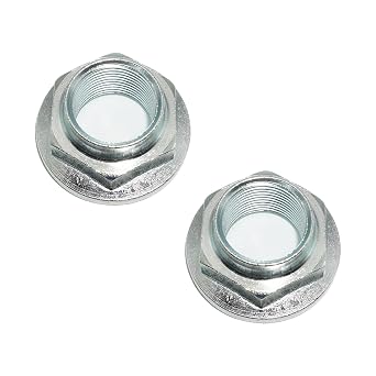 2Pc Front & Rear Axle Nut Kit OEM 902170049 Compatible with 2000-2025 Subaru - Fits Forester, Outback, Impreza, WRX, STI, Crosstrek, Ascent, BRZ - CV Spindle Nut Replacement